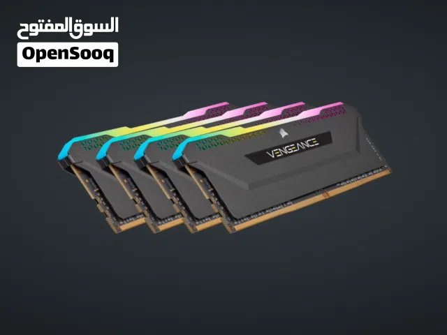 Corsair VENGEANCE RGB PRO SL 32GB (4x8GB) DDR4 DRAM 3600MHz C18 Memory Kit – Black