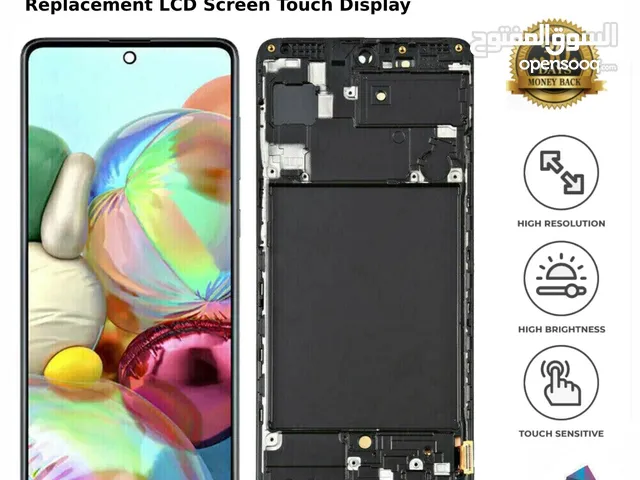 شاشة سامسونج A71 أصلي شركة 100% . SAMSUNG A71 ORIGINAL LCD .