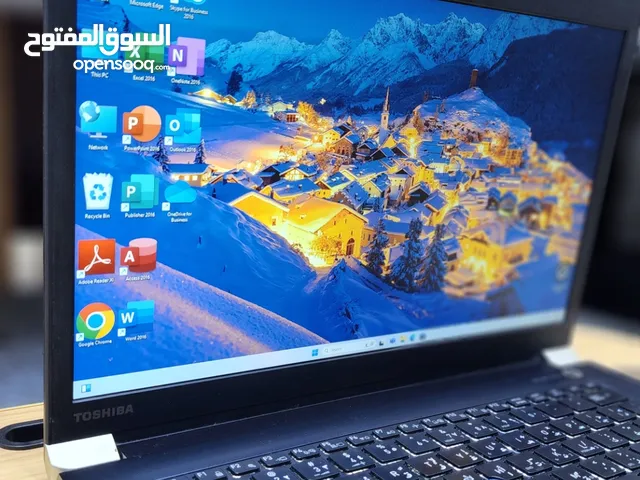 Toshiba tecra Processor i7 Generation 8th 16gb ram 256gb ssd Touchscreen FHD display Backlight