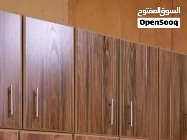 خزائن مطبخ تعليق علوي خشب لامنيت تفصيل جديد