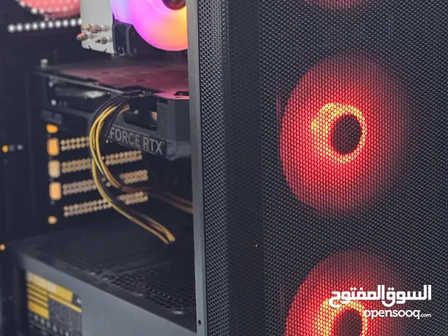 I5-12400F المعالج   Rtx 4060 asus dual 8gb الكرت  Ram 16g corsair lpx 3200 رامات  H610 gigabyte بورد