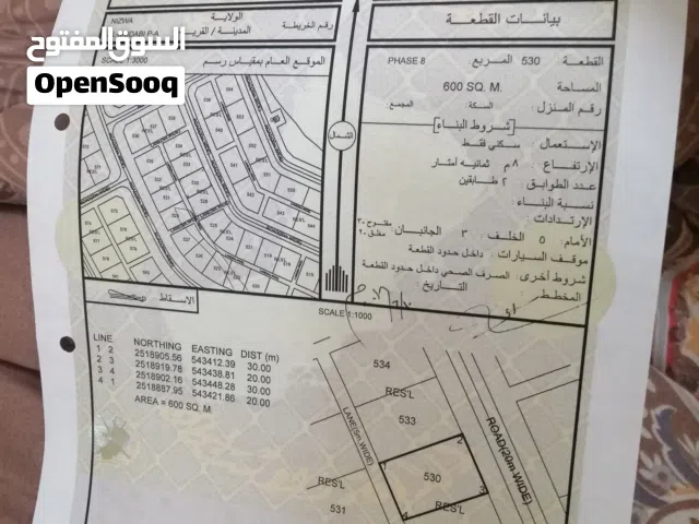 ارض سكنيه نزوى  المضيبي 8