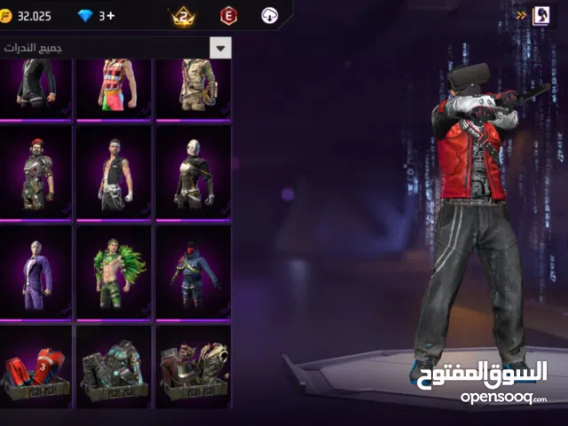 بيع حساب فري فاير