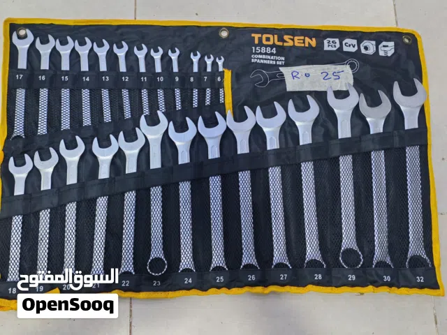 عدة سباين تول مفتوحة مقلوقة COMBINATION SPANNERS اصلي فك وتركيب براغي بلوط tolsen 15884