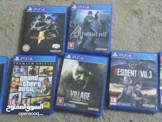 للبيع مجموعه العاب PS4, مميزة (7 أشرطة) بحالة ممتازة