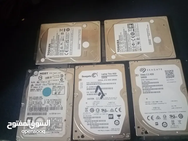 للبيع هاردسك 500 جيبي لحق ما تلحق بسعر ممتاز جدا متوفر 5 حبات