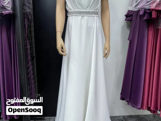 فساتين سهره قماش ستان باربي نص كوم وكوم فستان شرعي جميع الالوان اسود ابيض توتي باربي نيلي خمري عنابي