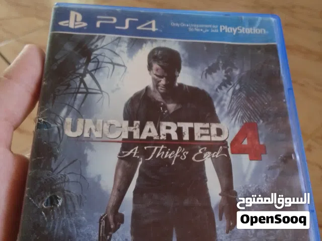 سيدي UNCHARTED 4 قليل الاستعمال مستعمل بحاله جيده