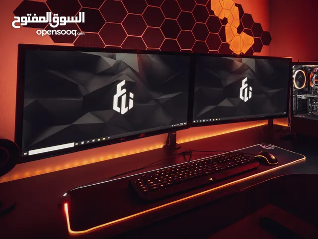 (2) Dual LG 27'' 4k IPS monitors for sale