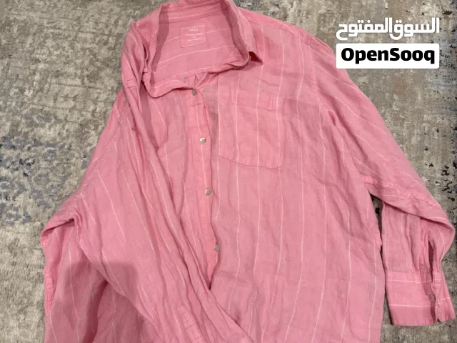 قميص يلبس مقاس L و xl و xxl وردي جديد غير مستعمل براند m&s