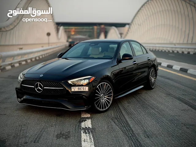 MERCEDES C300 2024/-CAR RENTEL رود كينجز لتأجير جميع أنواع السيارات ( اقتصاديه رياضيه فارهه)