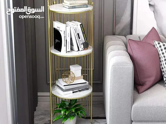 رف ملكي بخشب مطلي رخامي – لمسة فخامة ملوكية لبيتك  تصميم فااااخر من خشب مطلي رخامي أبيض 4 طوابق