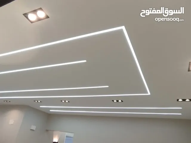 معلم جبس بورد مصري ابو يوسف اسقف معلقه وجدارن لتقسيم الغرف والمجالس