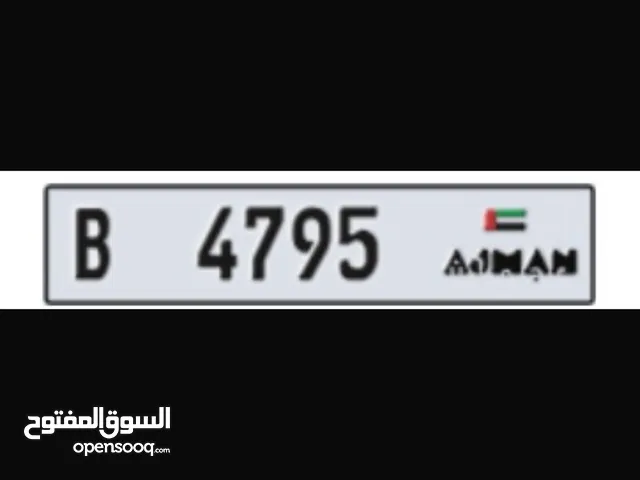B 4795 AJMAN