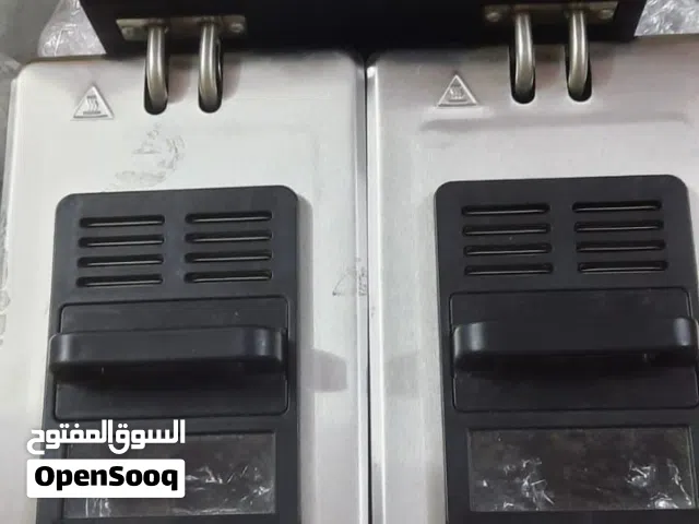 قلاية زيت Koolen 2800W جديدة 6 لتر حوضين استخدام مرة واحدة فقط بدون كرتون
