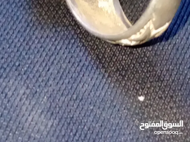 خاتم عقيق سليماني عين فضه 925 مقاس 20/21
