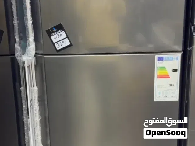 ثلاجة شارب 450ل سيلفر بلازما كلاستر A+، كفالة 20 سنة على الماتور