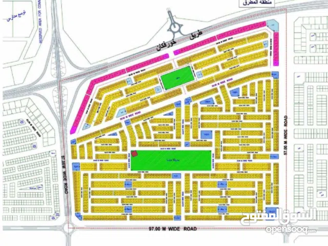 أرض سكنية في المطرق/تملك حر للعرب