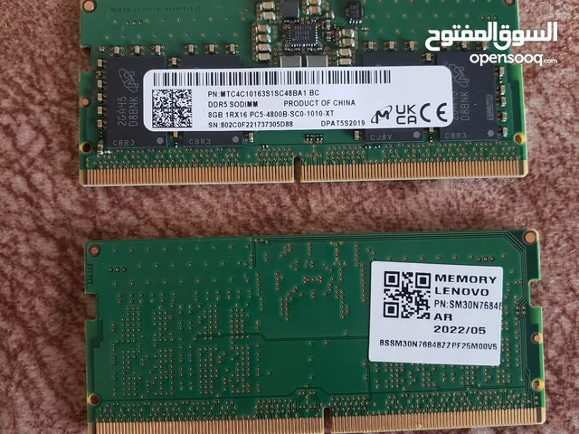 رام لابتوب 16 جيجا DDR5