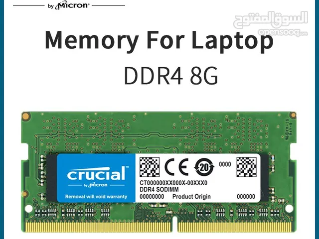 Crucial Laptop Ram 8GB DDR4 3200Mhz
