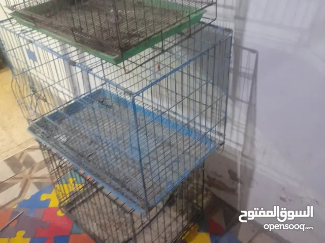 قفاص قطط او كلاب او طيور للبيع او البدل