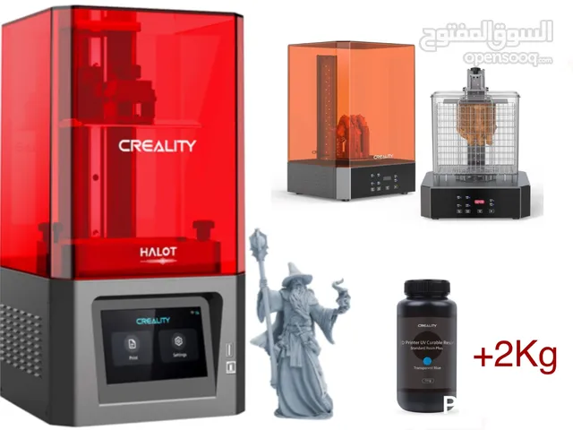 3D Printer Creality Halot One +Wash and Cure + 2Kg Resin