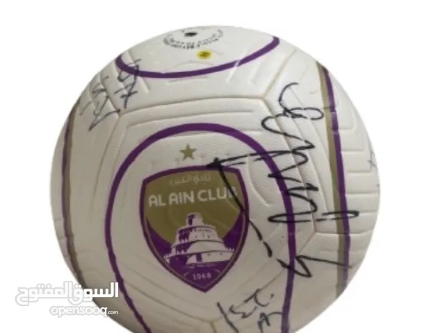 Alain signed ball