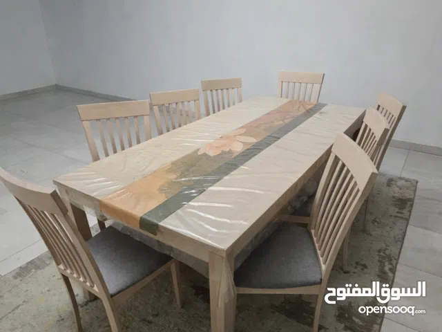 Dinning Set; 8 Seater, from PAN HOME;  with 8 chairs ; Bed with Mattress Pan Home