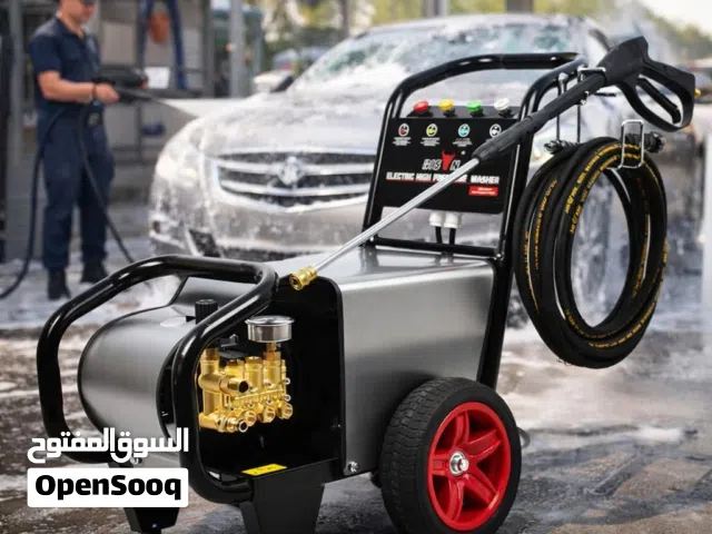 لمراكز العنايه والاستخدام المنزلي ----------------- مضخة بايسون - كهرباء + سنكل فيز قوة  140 بار ( ح