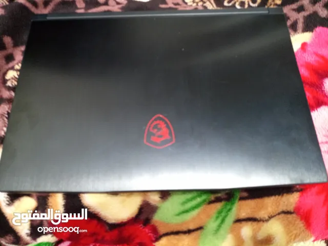 لابتوب msi gf63 استعمال نضيف ومحافض عليه لايوجد معه بطاريه شحن