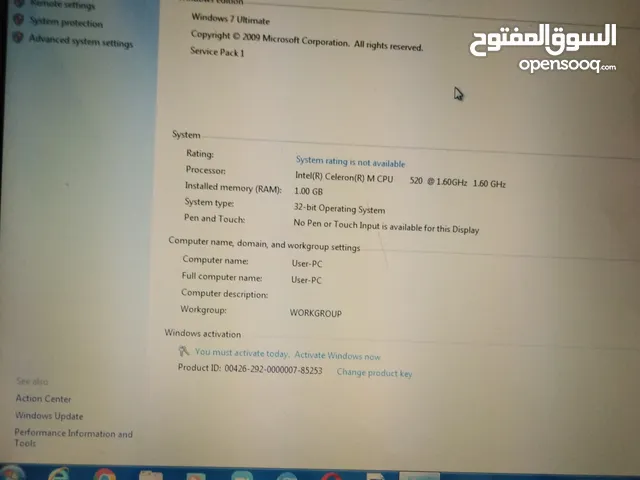 لابتوب hp, celeron