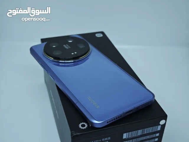 Xiaomi 14 ultra نسخة مميزة لون ازرق كامل ملحقاته