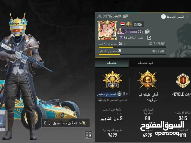 Pubg Accounts and Characters for Sale in Aden