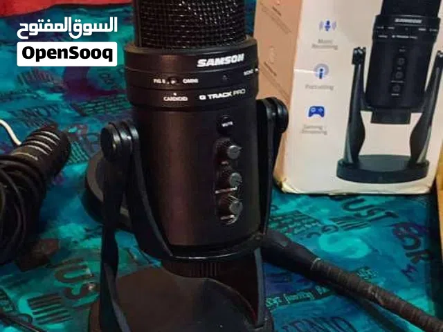 مايكرفون احترافي مستعمل نضافة 90٪ اخو الجديد للبيع مايكروفون Samson G-Track Pro الغني عن التعريف