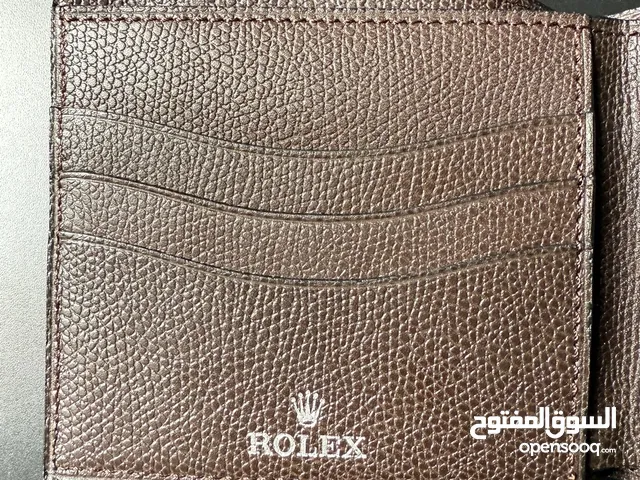 Rolex leather wallet