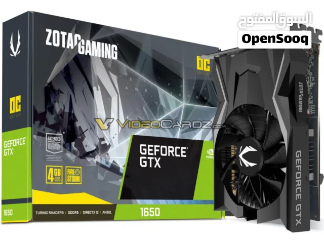 مطلوب كرت شاشة GTX 1650 LOW PROFILE NO POWER