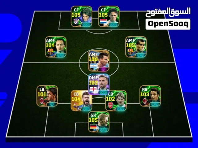 efootball/pes account have some good players available ,some paid players also