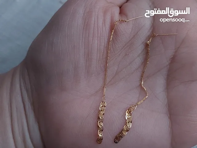 New 18k real gold earrings