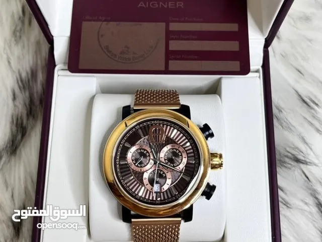 ساعة ايجنر AIGNER أصلية مع مرفقاتها Original Aigner watch with accessories