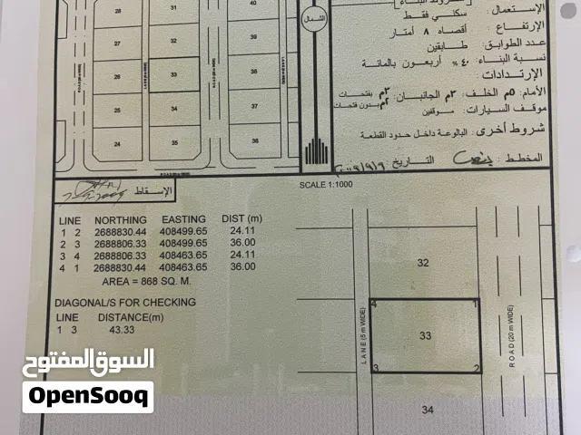 Residential Land for Sale in Buraimi Mahdah