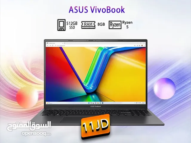 اقساط بدون دفعه اولى ( لابتوب ايسوس رايزن 5 Laptop Asus Ryzen 5 )