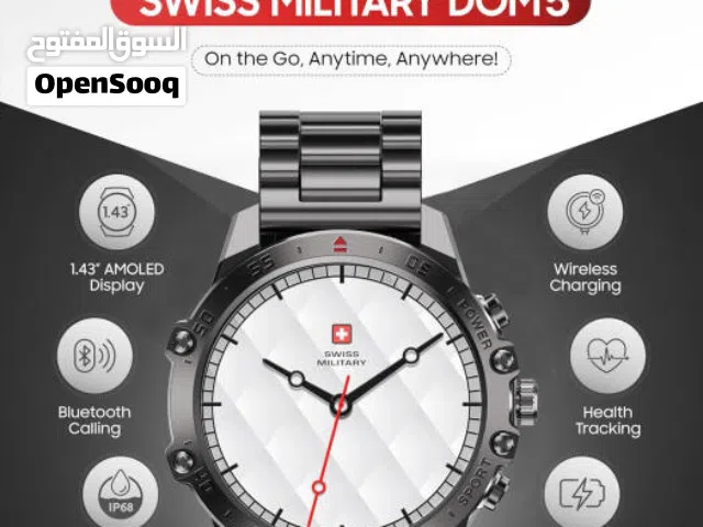 ساعة Swiss Military DOM 5 ديجيتال الكترونية الأصلية بسعر حرق  (أقرأ الوصف)