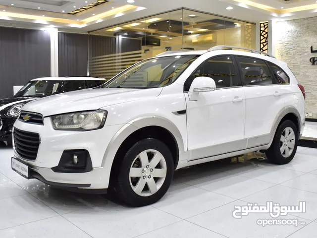 Chevrolet Captiva LT ( 2017 Model ) in White Color GCC Specs