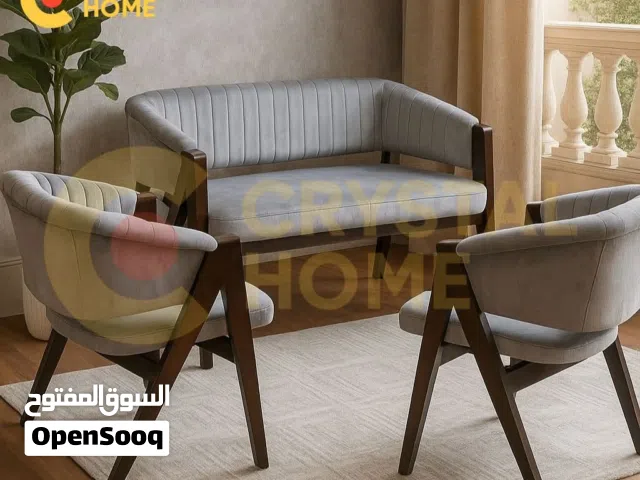 طقم كنب عصري فخم  للمكاتب – الصالونات – الزوايا الراقية    المواصفات:          • خامة فخمة من قماش م