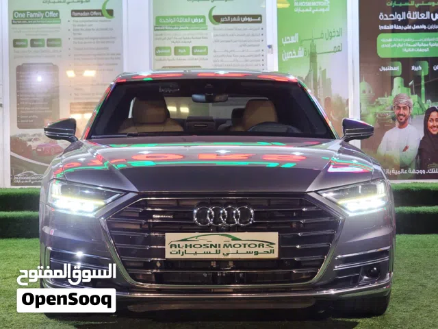 أودي A8L موديل 2019 خليجي وكاله عمان المستخدم الاول السياره بحاله الوكاله وتشمل عروض رمضان لاتفوتها.