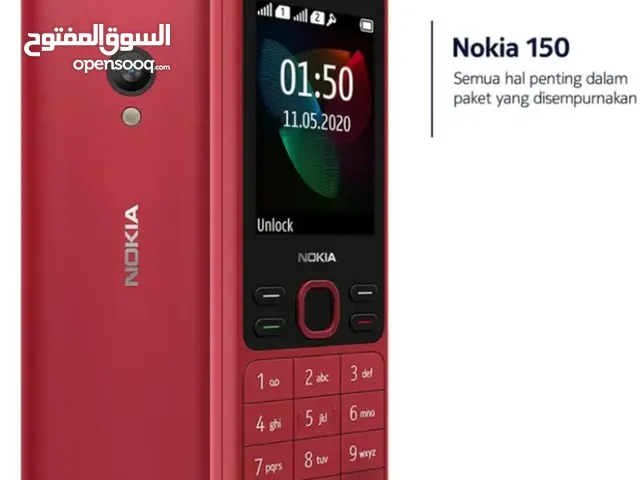 هاتف NOKIA 150.   دبل شفرة / فلاش / كاميرا / بلوتوت  السعر 75 دينار شامل التوصيل داخل طرابلس