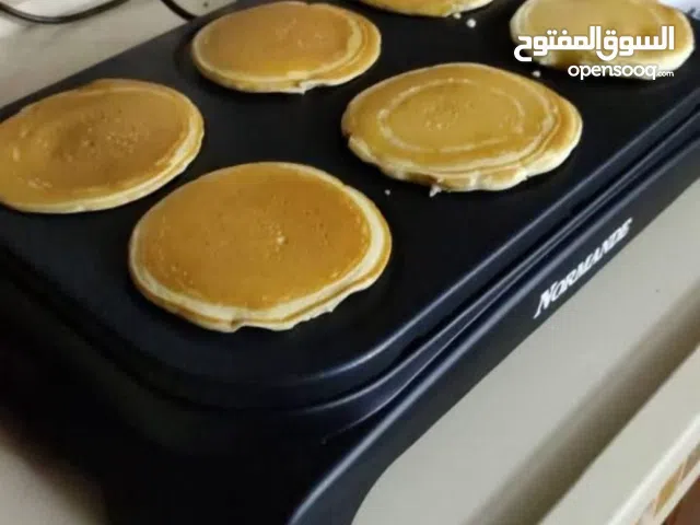 صانعة القطايف والبان كيك من Normande بقوة 1000 واط تشغيل سهل مع ضوء مؤشر