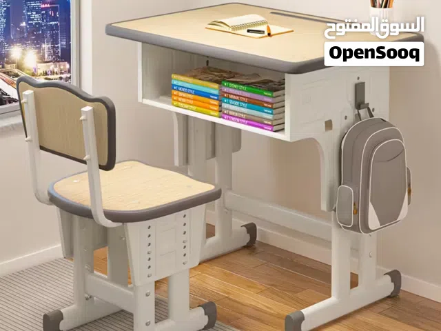 Home Study Desk and Chair Set For Kids-Online Home Schooling Desk