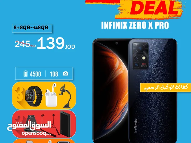 Infinix Zero X Pro 256 GB in Amman
