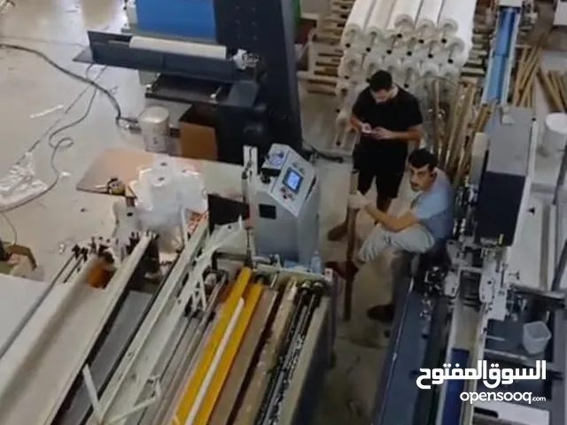 مصنع مناديل بكامل جاهزية للعمل مع وجود ارضية عملاء وموردين ووجود عقدين ساريين